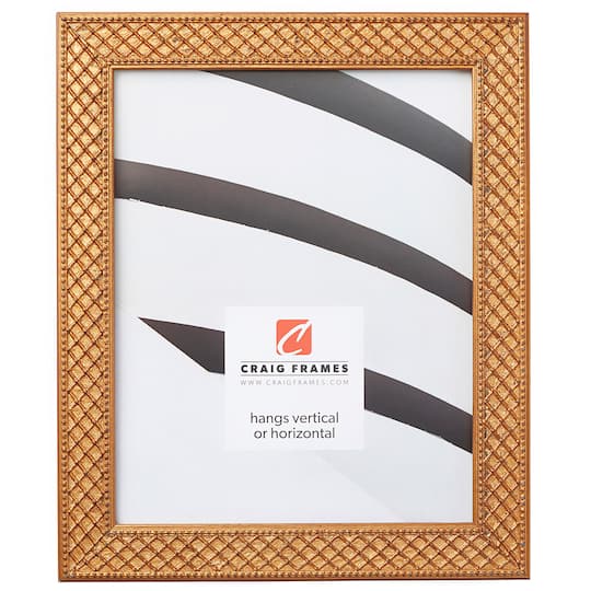 Craig Frames Lenox Antique Gold Picture Frame